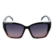 Okulary przeciwsłoneczne damskie z polaryzacją kocie czarno-różowe - PZ 1046-6 - obrazek 2