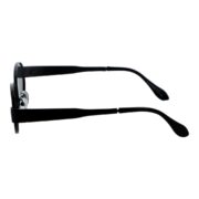 Okulary przeciwsłoneczne damskie z polaryzacją czarne retro vintage - PZ 126-1 - obrazek 5