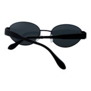 Okulary przeciwsłoneczne damskie z polaryzacją czarne retro vintage - PZ 126-1 - obrazek 3