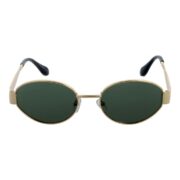 Okulary przeciwsłoneczne damskie z polaryzacją zielone retro vintage - PZ 126-11 - obrazek 2