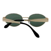 Okulary przeciwsłoneczne damskie z polaryzacją zielone retro vintage - PZ 126-11 - obrazek 3