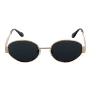 Okulary przeciwsłoneczne damskie z polaryzacją czarne retro vintage - PZ 126-16 - obrazek 2