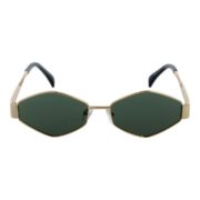 Okulary przeciwsłoneczne damskie z polaryzacją zielone retro vintage - PZ 127-11 - obrazek 2