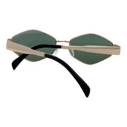 Okulary przeciwsłoneczne damskie z polaryzacją zielone retro vintage - PZ 127-11 - obrazek 3