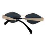 Okulary przeciwsłoneczne damskie z polaryzacją czarne retro vintage - PZ 127-16 - obrazek 3