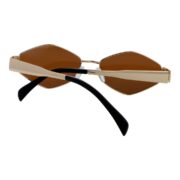 Okulary przeciwsłoneczne damskie z polaryzacją brązowe retro vintage - PZ 127-2 - obrazek 3