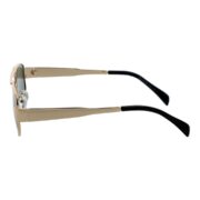 Okulary przeciwsłoneczne damskie z polaryzacją zielone retro vintage - PZ 128-11 - obrazek 5