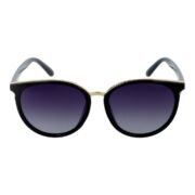 Okulary przeciwsłoneczne damskie z polaryzacją czarne lenonki - PZ-727-1 - obrazek 2