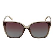 Okulary przeciwsłoneczne damskie z polaryzacją kocie brązowe - PZ 861-15 - obrazek 2