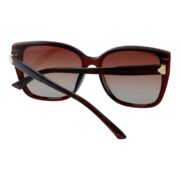 Okulary przeciwsłoneczne damskie z polaryzacją kocie brązowe - PZ 861-2 - obrazek 5