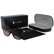 Okulary przeciwsłoneczne damskie z polaryzacją kocie brązowe - PZ 861-2 - obrazek 3