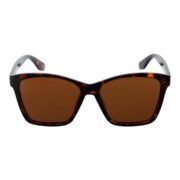 Okulary przeciwsłoneczne damskie z polaryzacją brązowe nerdy - PZ 943-13 - obrazek 2