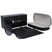 Okulary przeciwsłoneczne damskie z polaryzacją czarne lenonki - PZ 950-1 - obrazek 3