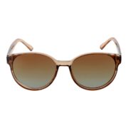 Okulary przeciwsłoneczne damskie z polaryzacją brązowe lenonki - PZ 950-15 - obrazek 2