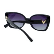 Okulary przeciwsłoneczne damskie z polaryzacją kocie czarne - PZ 985-1 - obrazek 5