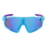 Okulary rowerowe sportowe przeciwsłoneczne z polaryzacją dla dzieci niebieskie lustrzane - PZ 501S-10 - obrazek 2