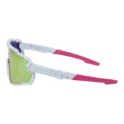 Okulary rowerowe sportowe przeciwsłoneczne z polaryzacją dla dzieci różowe lustrzane - PZ 501S-6 - obrazek 4