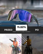 Okulary rowerowe do biegania przeciwsłoneczne polaryzacyjne sportowe fioletowe - SP350-DGP - obrazek 3