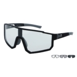 Okulary rowerowe do biegania fotochromowe przeciwsłoneczne sportowe czarne - PZ 374F-1
