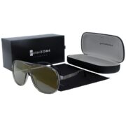 Okulary przeciwsłoneczne męskie z polaryzacją złote lustrzane - PZ 485-16 - obrazek 3