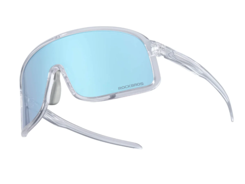 Okulary rowerowe do biegania fotochromowe przeciwsłoneczne sportowe błękitne - SP350-T