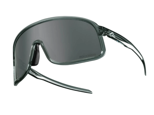 Okulary rowerowe do biegania przeciwsłoneczne polaryzacyjne sportowe srebrne - SP350-BDG