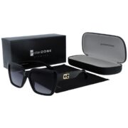 Okulary przeciwsłoneczne damskie z polaryzacją kocie czarne - PZ 1031-1 - obrazek 3