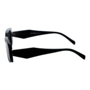 Okulary przeciwsłoneczne damskie z polaryzacją czarne retro vintage - PZ 1038-1 - obrazek 5