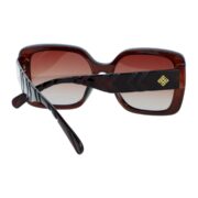 Okulary przeciwsłoneczne damskie z polaryzacją brązowe muchy - PZ 1040-2 - obrazek 6