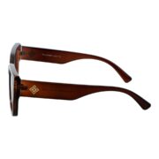 Okulary przeciwsłoneczne damskie z polaryzacją kocie brązowe - PZ 1041-2 - obrazek 5