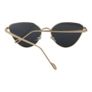 Okulary przeciwsłoneczne damskie z polaryzacją czarne retro vintage kocie - PZ 130-3 - obrazek 5