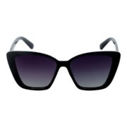 Okulary przeciwsłoneczne damskie z polaryzacją kocie czarne - PZ 888-1 - obrazek 2