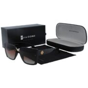 Okulary przeciwsłoneczne damskie z polaryzacją kocie brązowe - PZ 902-2 - obrazek 3