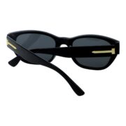 Okulary przeciwsłoneczne damskie z polaryzacją kocie czarne - PZ 944-1 - obrazek 6