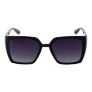 Okulary przeciwsłoneczne damskie z polaryzacją kocie czarne - PZ 966-1 - obrazek 2