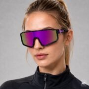 Okulary rowerowe do biegania przeciwsłoneczne polaryzacyjne sportowe - PZ-466-7 - obrazek 2