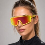 Okulary rowerowe do biegania przeciwsłoneczne polaryzacyjne sportowe - PZ-466-8 - obrazek 2