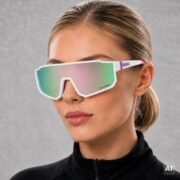 Okulary rowerowe do biegania przeciwsłoneczne polaryzacyjne sportowe - PZ-468-6 - obrazek 2