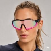 Okulary rowerowe do biegania przeciwsłoneczne polaryzacyjne sportowe - PZ-474-6 - obrazek 2