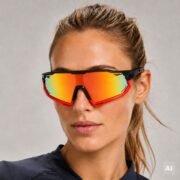 Okulary rowerowe do biegania przeciwsłoneczne polaryzacyjne sportowe - PZ-474-8 - obrazek 2