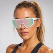 Okulary rowerowe do biegania przeciwsłoneczne polaryzacyjne sportowe - PZ-477-6 - obrazek 2