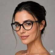 Okulary do komputera z filtrem światła niebieskiego zerówki damskie - PZ-560K-1 - obrazek 2