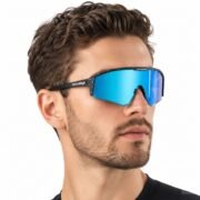 Okulary rowerowe przeciwsłoneczne polaryzacyjne sportowe - SP297-BB - obrazek 2