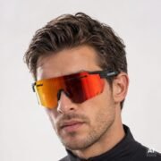 Okulary rowerowe przeciwsłoneczne polaryzacyjne sportowe - SP323-B - obrazek 2