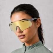 Okulary rowerowe fotochromowe przeciwsłoneczne sportowe złote - SP323-G - obrazek 2
