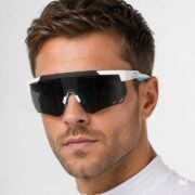 Okulary rowerowe fotochromowe przeciwsłoneczne sportowe czarne - SP323-WB - obrazek 2
